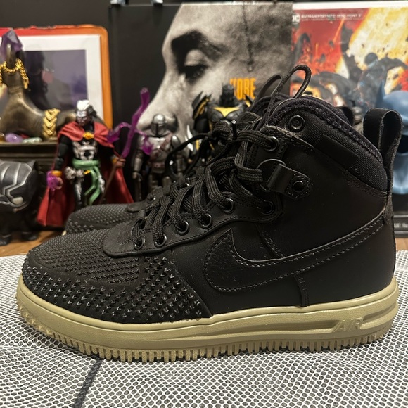Nike Lunar Force 1 Duckboot "Black Neutral Olive" - Size 8.5 - Hike Ready - Picture 5 of 10